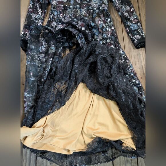 NWT Mac Duggal Sequin Floral Dress 4 - Picture 10 of 13